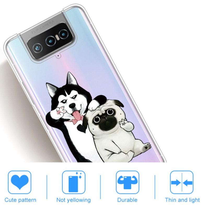 Coque Asus Zenfone 7 / 7 Pro Drôles De Chiens