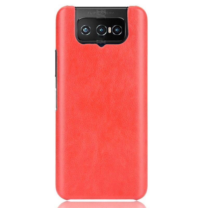 Coque Asus Zenfone 7 / 7 Pro Effet Cuir Litchi