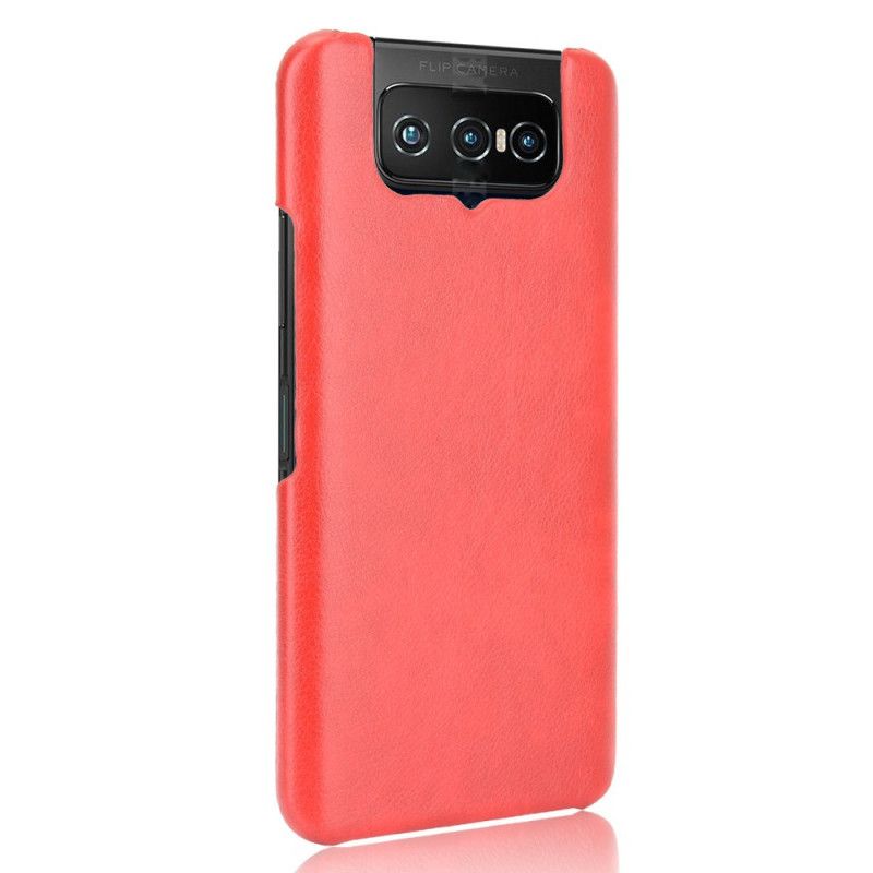 Coque Asus Zenfone 7 / 7 Pro Effet Cuir Litchi