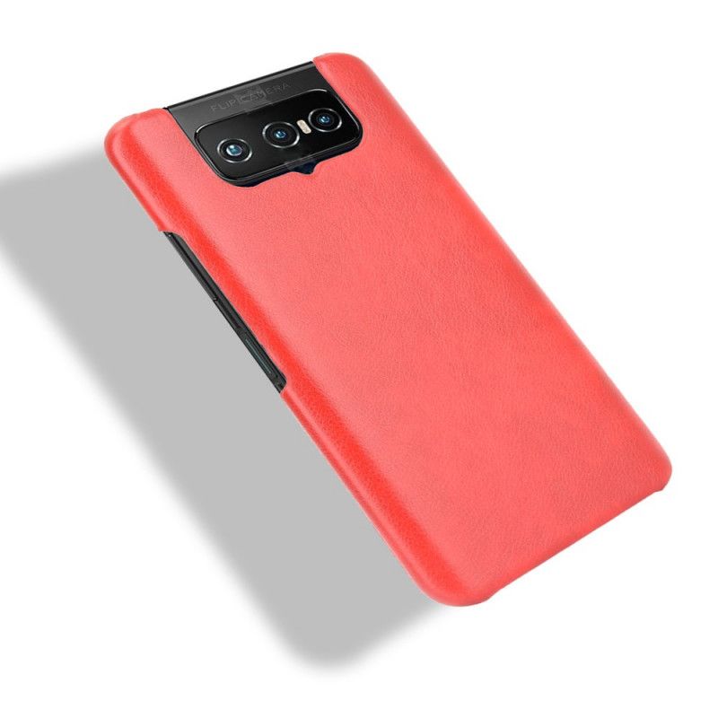 Coque Asus Zenfone 7 / 7 Pro Effet Cuir Litchi