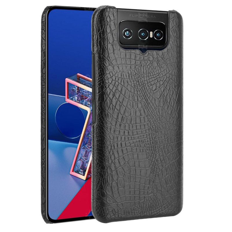 Coque Asus Zenfone 7 / 7 Pro Effet Peau De Crocodile