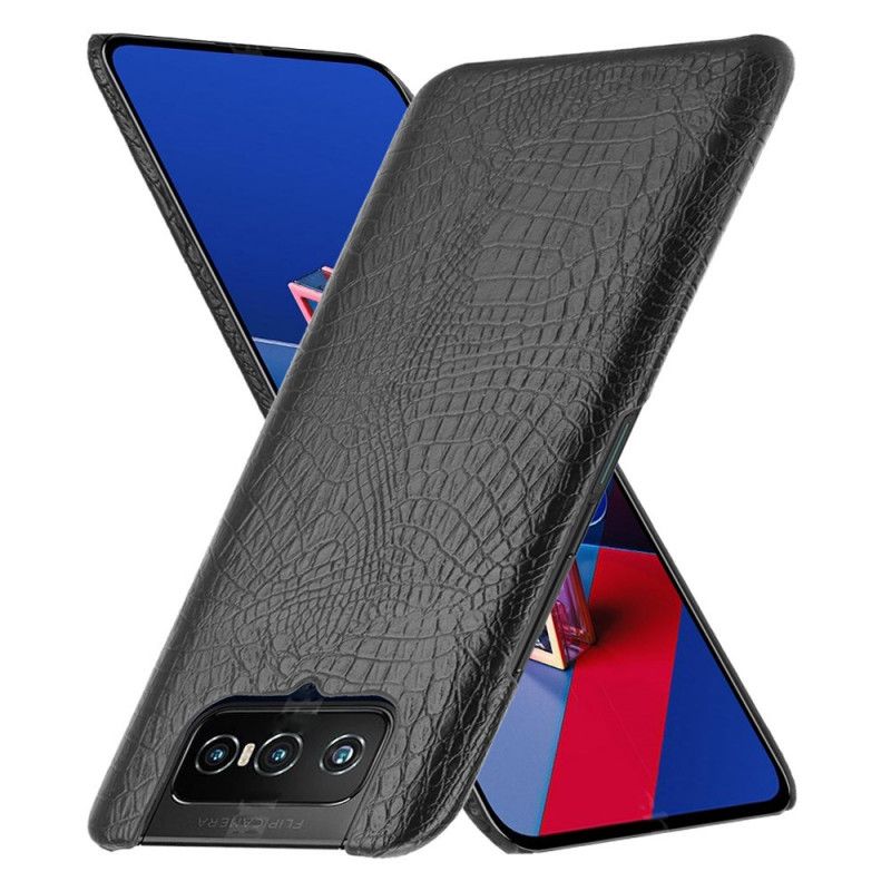 Coque Asus Zenfone 7 / 7 Pro Effet Peau De Crocodile