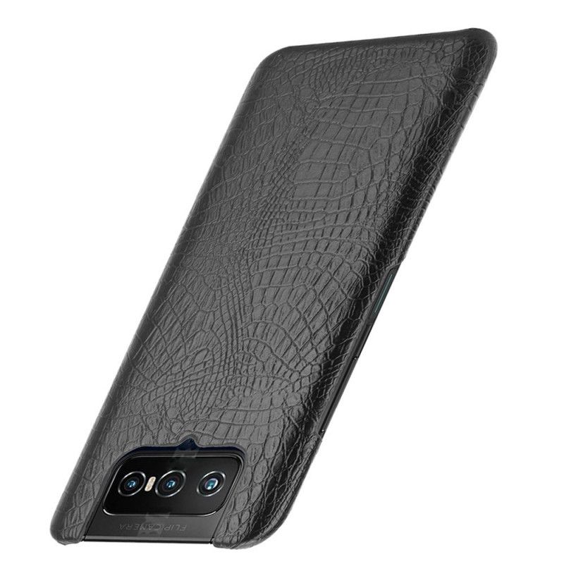 Coque Asus Zenfone 7 / 7 Pro Effet Peau De Crocodile