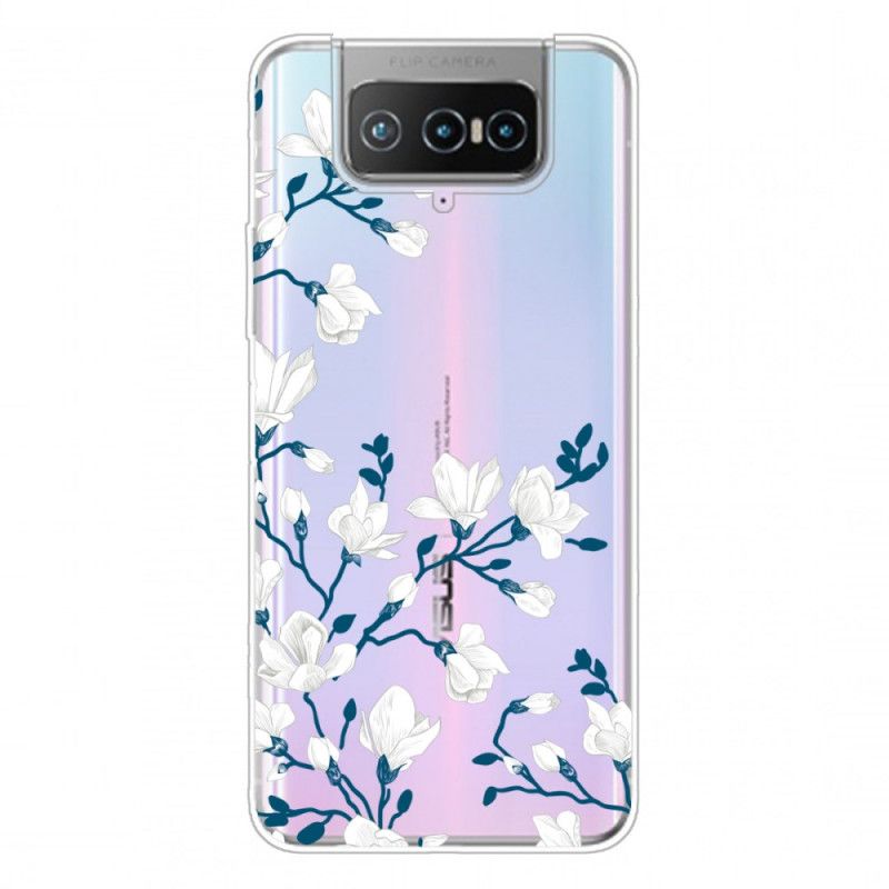 Coque Asus Zenfone 7 / 7 Pro Fleurs Blanches