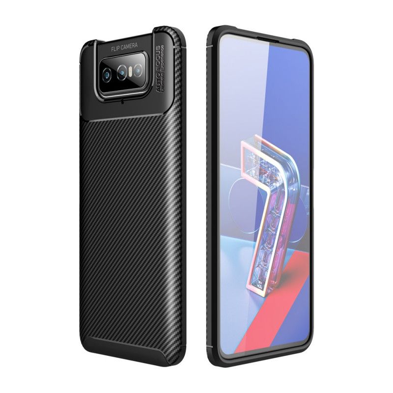 Coque Asus Zenfone 7 / 7 Pro Flexible Fibre Carbone