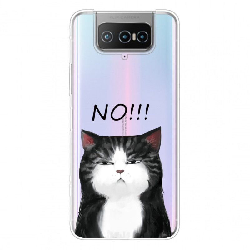 Coque Asus Zenfone 7 / 7 Pro Le Chat Qui Dit Non