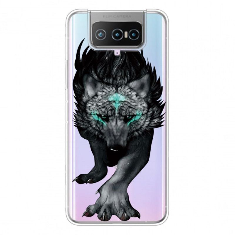 Coque Asus Zenfone 7 / 7 Pro Loup Graphique