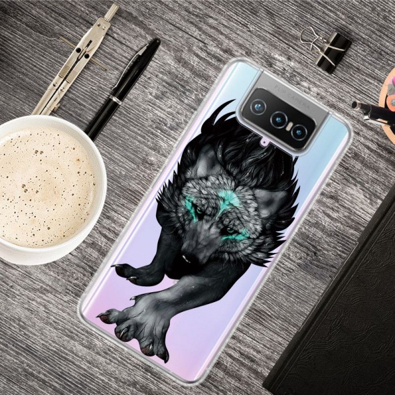 Coque Asus Zenfone 7 / 7 Pro Loup Graphique