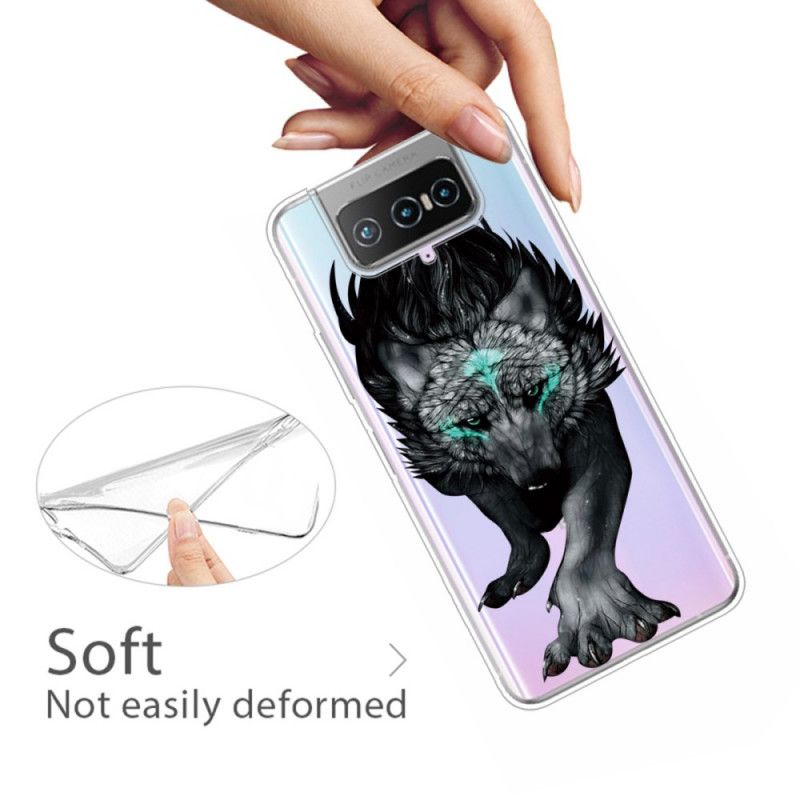 Coque Asus Zenfone 7 / 7 Pro Loup Graphique