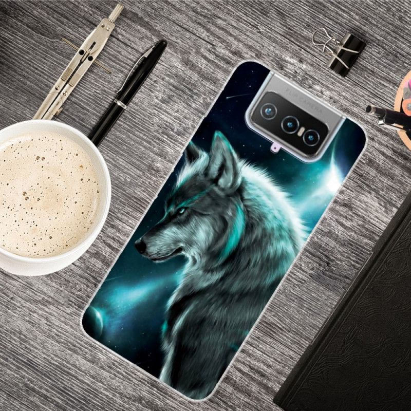 Coque Asus Zenfone 7 / 7 Pro Loup Royal