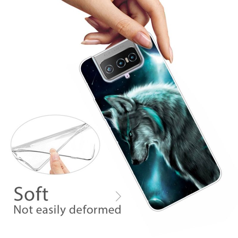 Coque Asus Zenfone 7 / 7 Pro Loup Royal