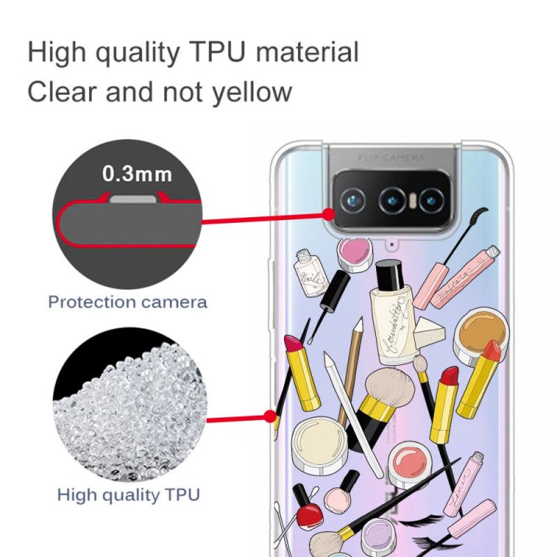 Coque Asus Zenfone 7 / 7 Pro Maquillage Top