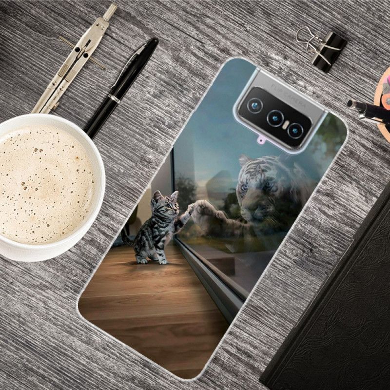 Coque Asus Zenfone 7 / 7 Pro Rêve De Chat