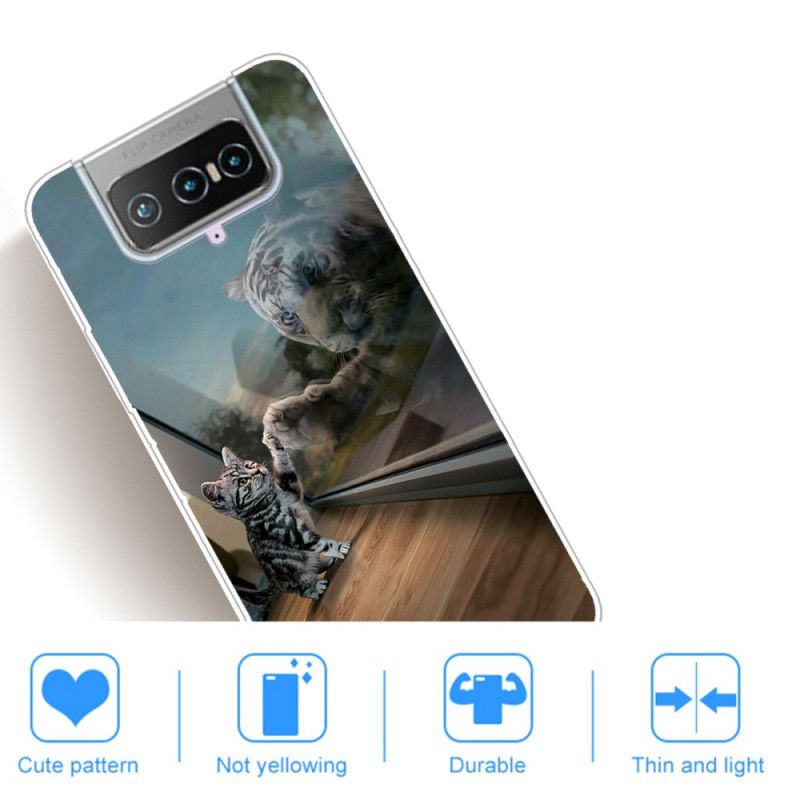 Coque Asus Zenfone 7 / 7 Pro Rêve De Chat