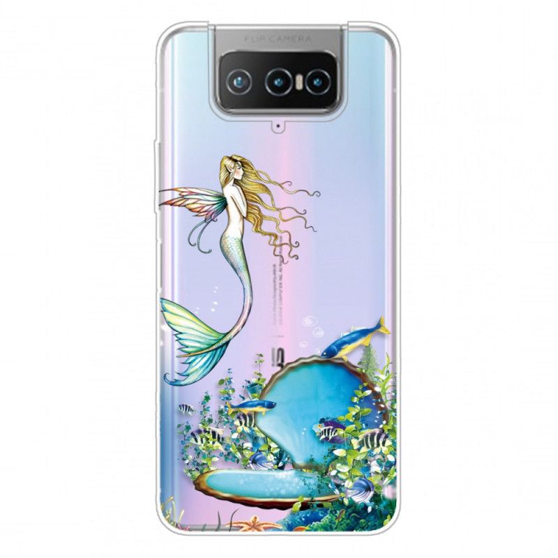 Coque Asus Zenfone 7 / 7 Pro Sirène Bleue