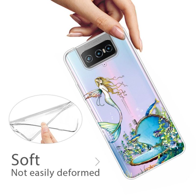 Coque Asus Zenfone 7 / 7 Pro Sirène Bleue