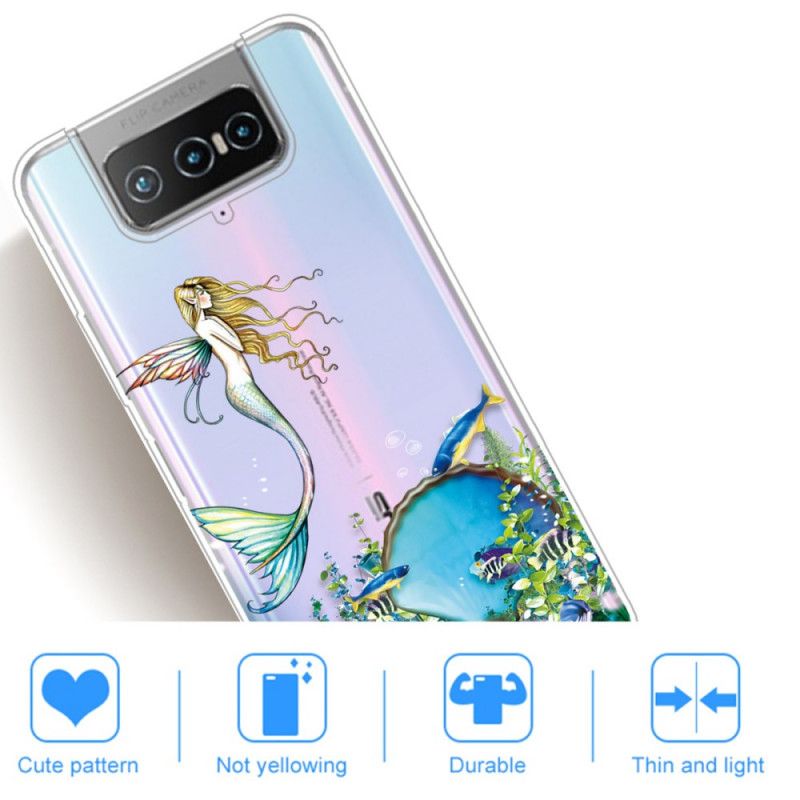 Coque Asus Zenfone 7 / 7 Pro Sirène Bleue