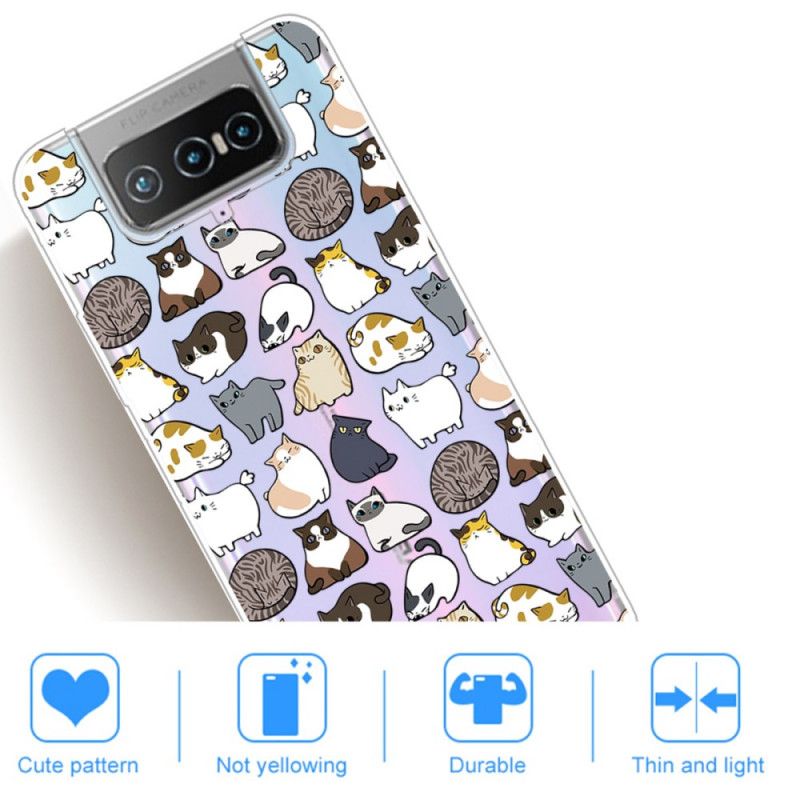 Coque Asus Zenfone 7 / 7 Pro Top Chats