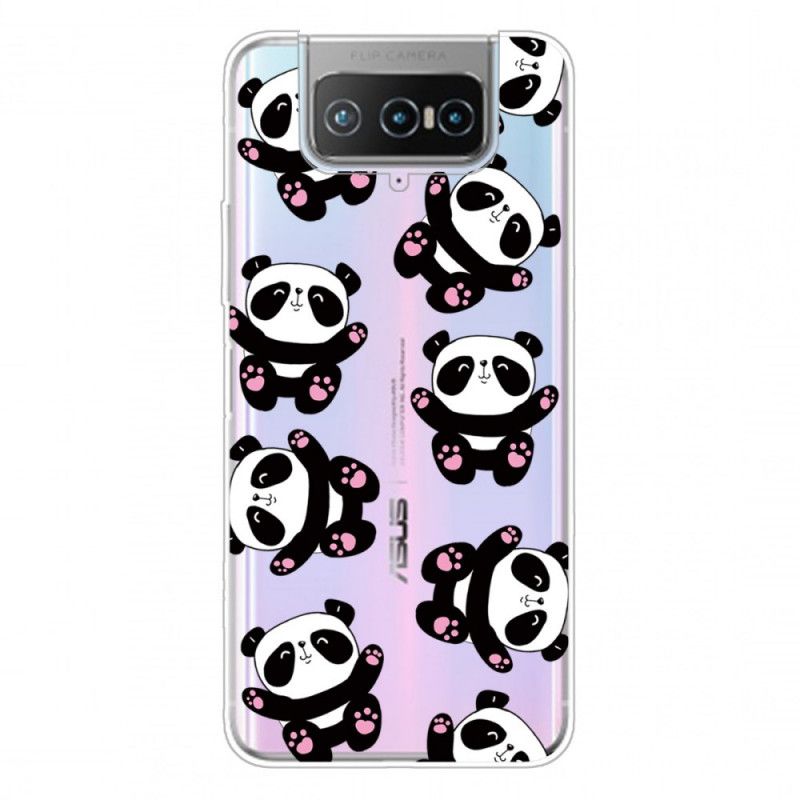 Coque Asus Zenfone 7 / 7 Pro Top Pandas Fun