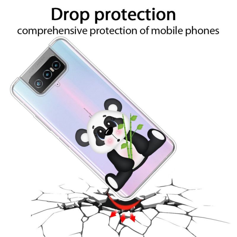 Coque Asus Zenfone 7 / 7 Pro Transparente Panda Triste