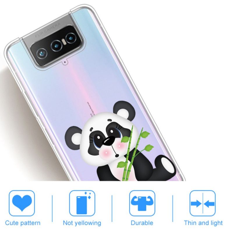 Coque Asus Zenfone 7 / 7 Pro Transparente Panda Triste