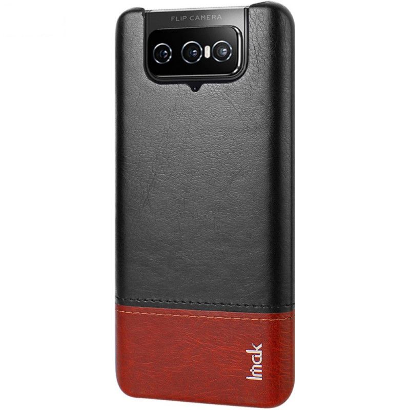 Coque Asus Zenfone 7 / 7 Proimak Ruiyi Series Effet Cuir