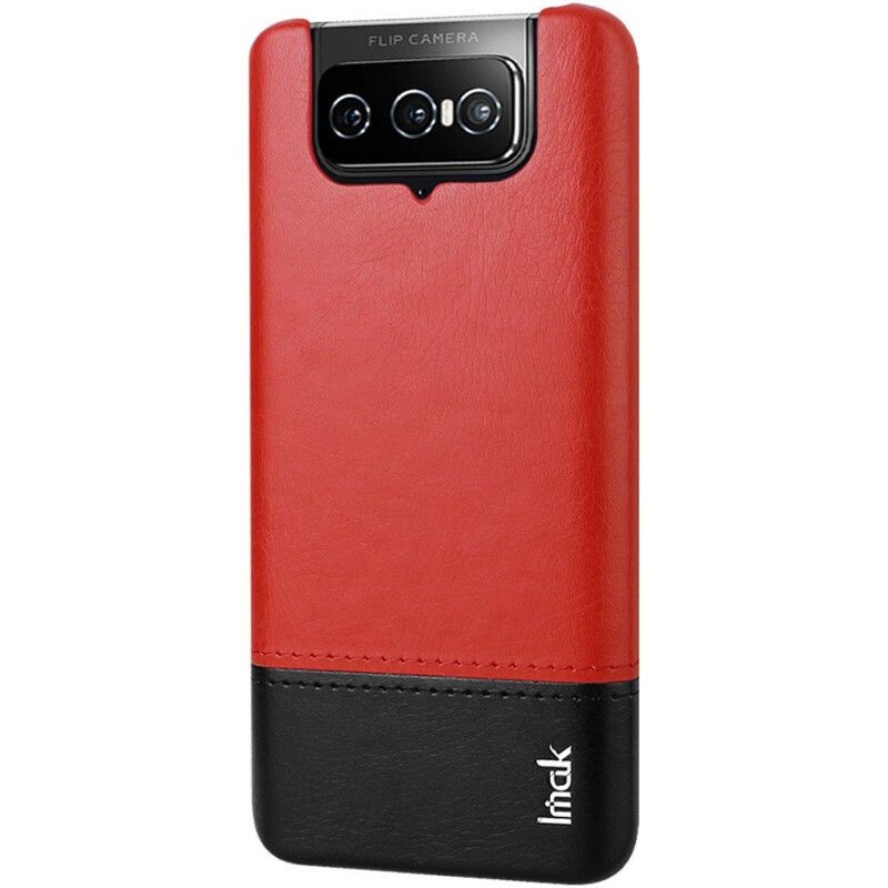 Coque Asus Zenfone 8 Flip Imak Ruiyi Series Effet Cuir