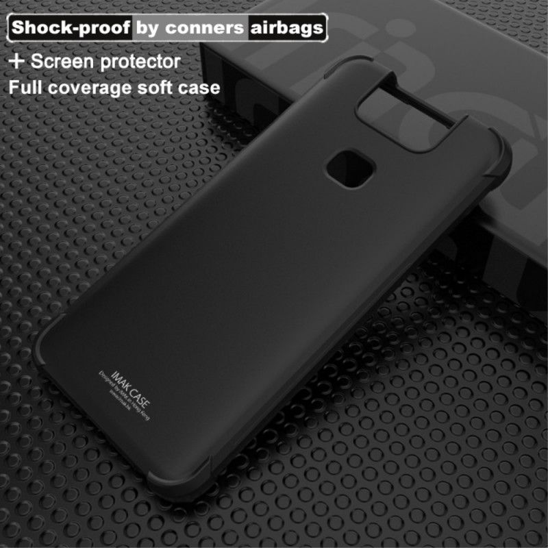 Coque Asus Zenfone Silicone Flexible Avec Film Pour Écran Imak