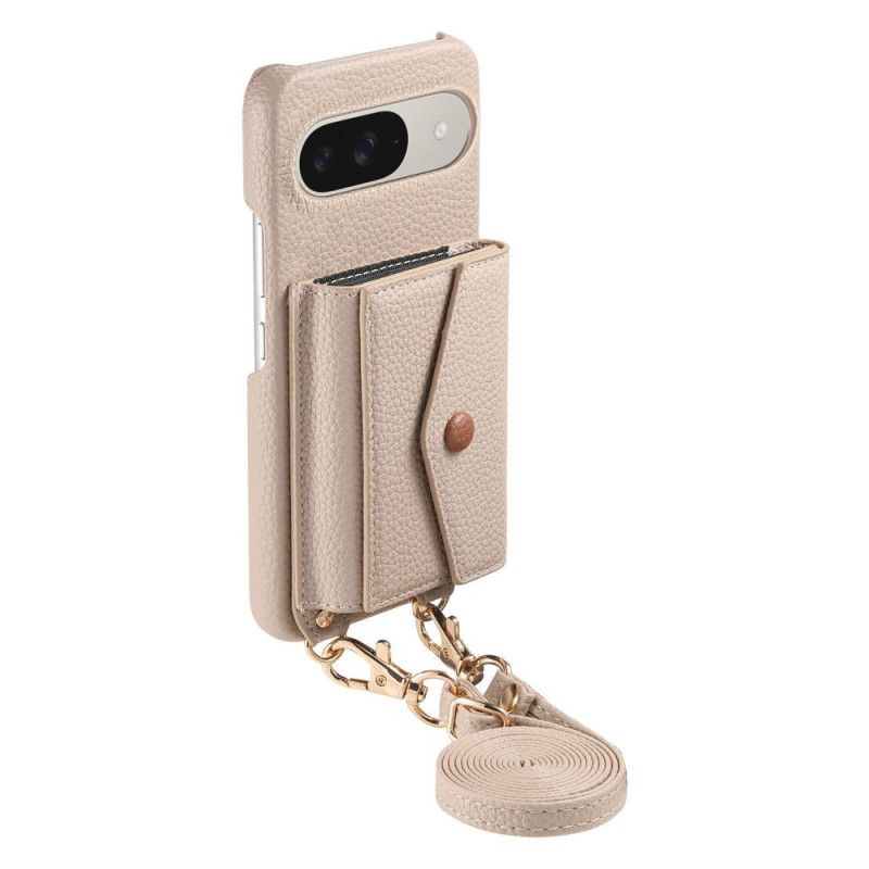 Coque Google Pixel 10 / 9 Porte-Cartes, Miroir et Bandoulière