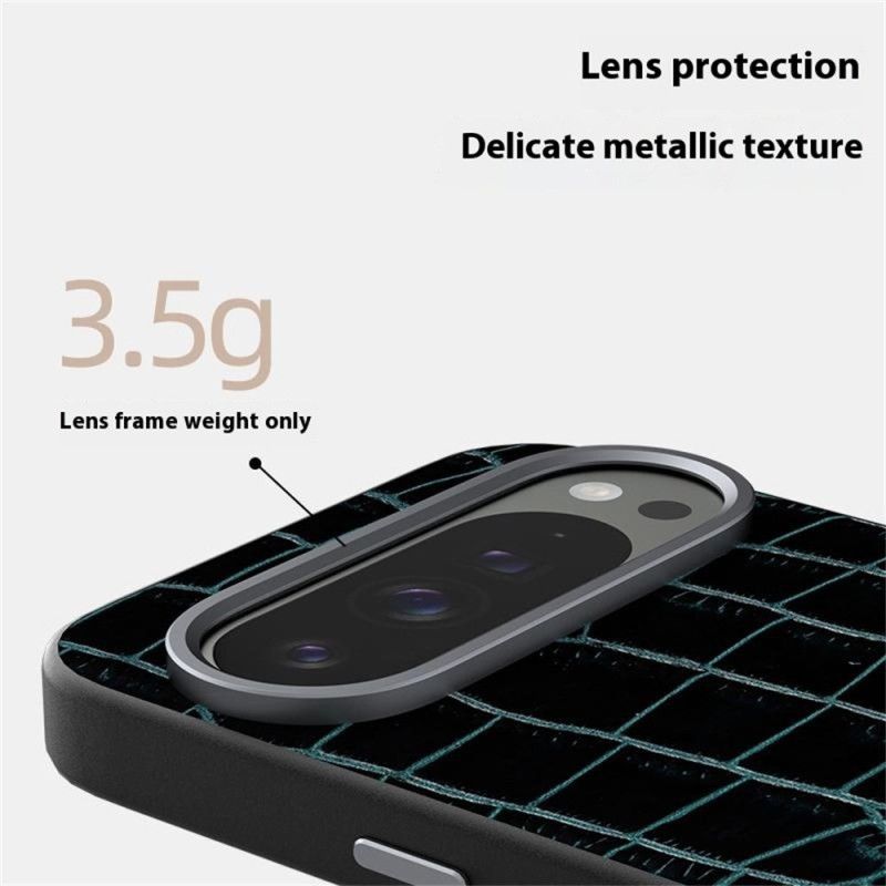 Coque Google Pixel 10 / Pixel 10 Pro compatible MagSafe Croco ABEEL