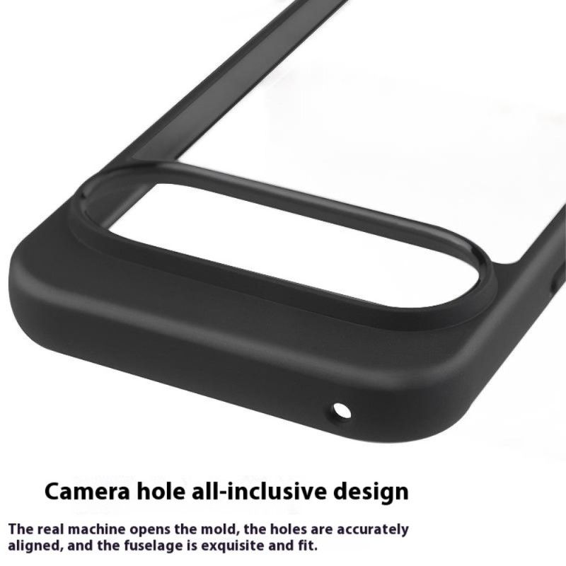 Coque Google Pixel 10 / Pixel 10 Pro Design Transparent Rebord Silicone