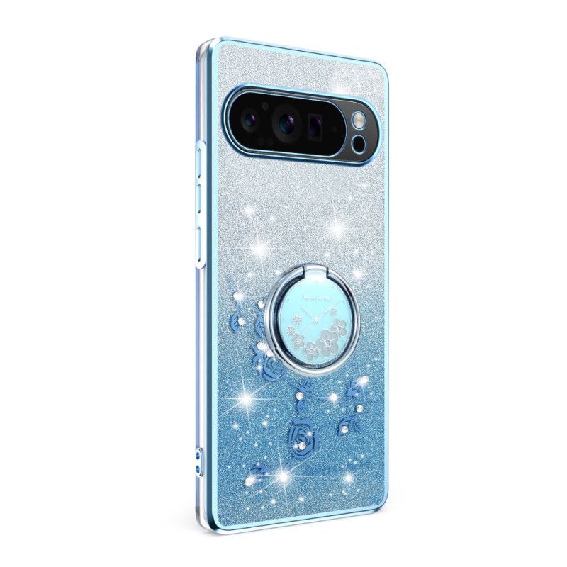 Coque Google Pixel 10 / 10 Pro Strass et Anneau-Support KADEM