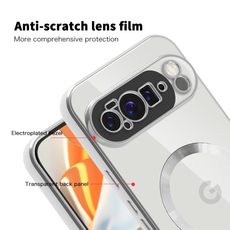 Coque Google Pixel 10 Pro XL Compatible MagSafe avec Porte-Cartes