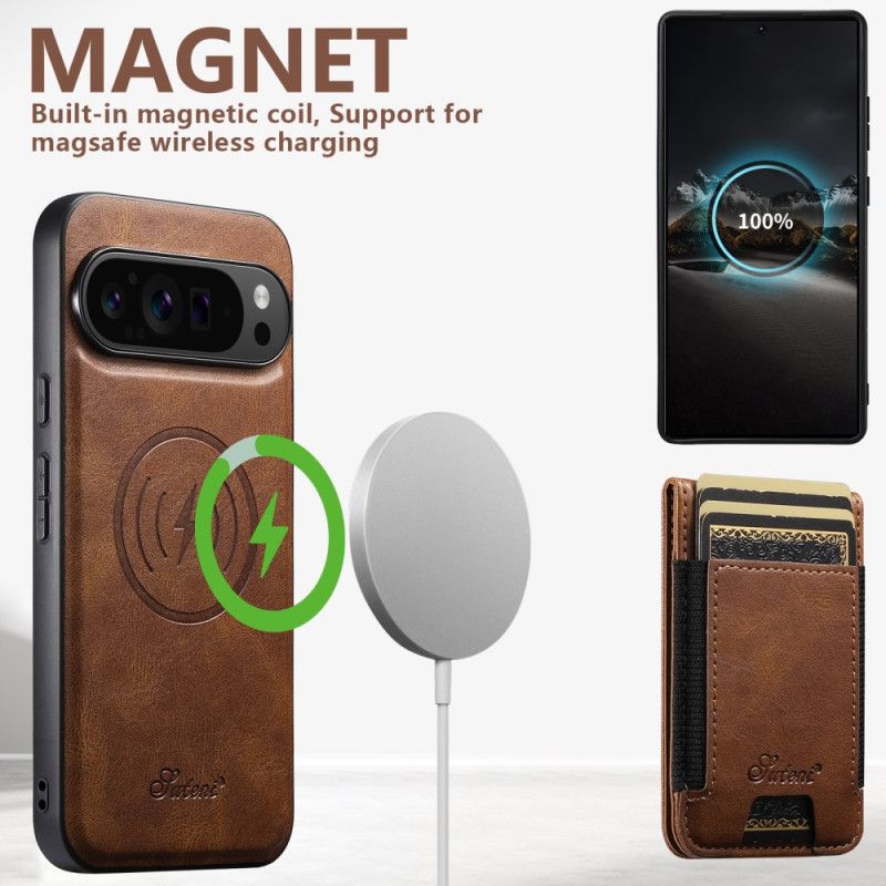 Coque Google Pixel 10 Pro XL Compatible MagSafe Porte-Cartes et Support SUTENI