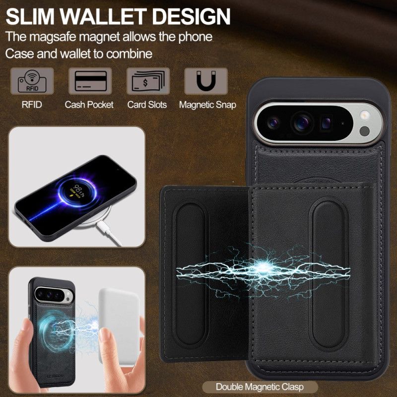 Coque Google Pixel 10 Pro XL Porte-Cartes LC.IMEEKE