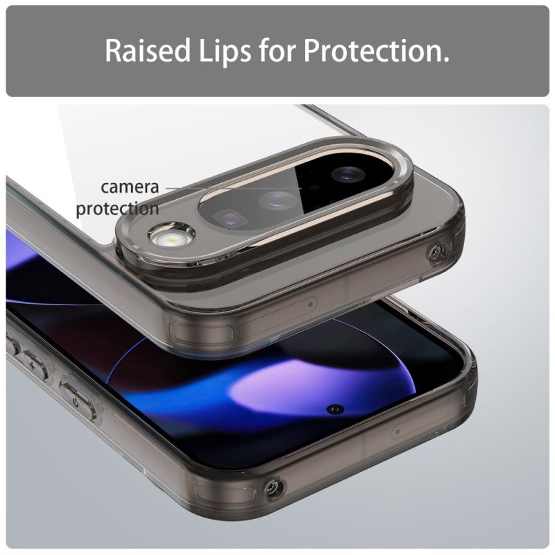 Coque Google Pixel 10 Transparente Rebord Métal