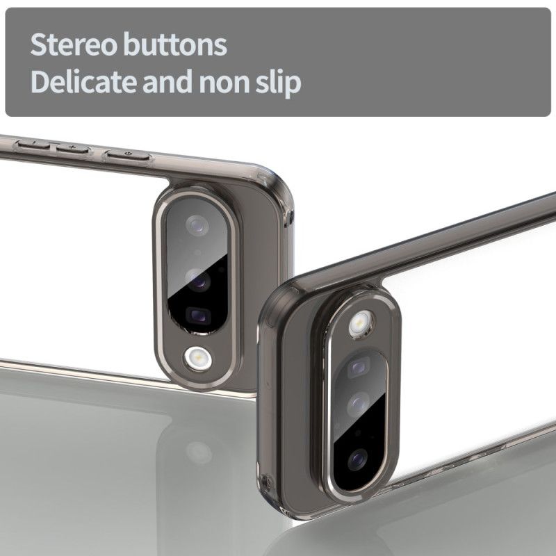 Coque Google Pixel 10 Transparente Rebord Métal