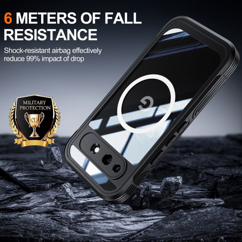 Coque Google Pixel 10A Magnétique avec Film de Protection d'Écran en Verre Trempé