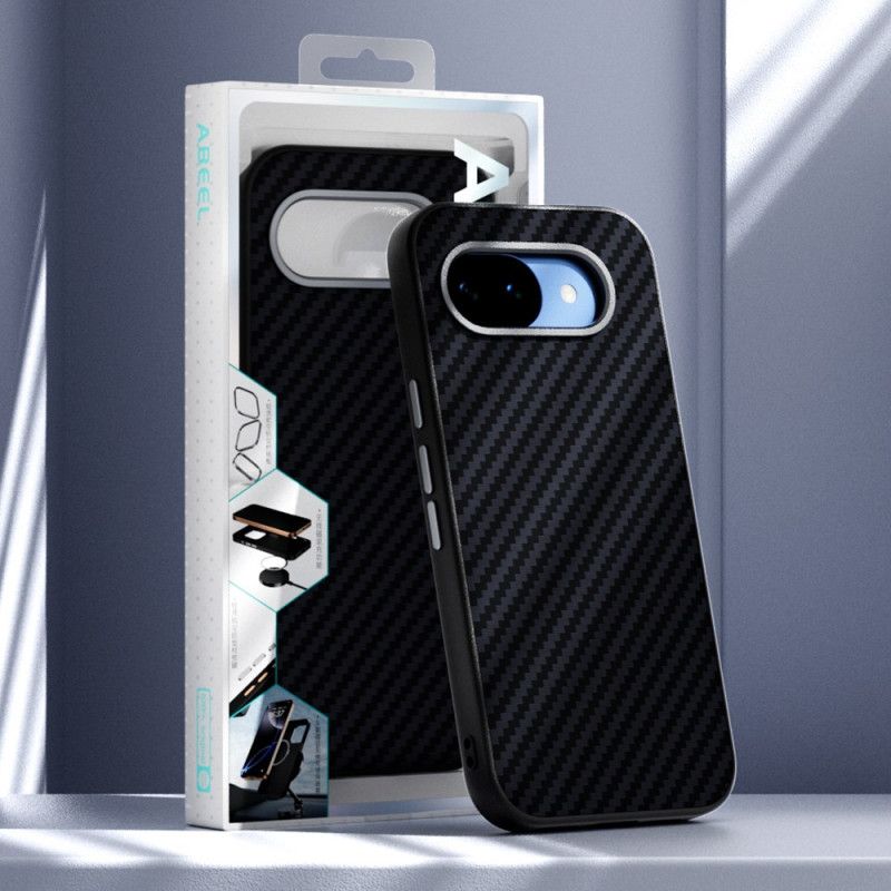 Coque Google Pixel 10A Magnétique Texture Fibre Carbone ABEEL