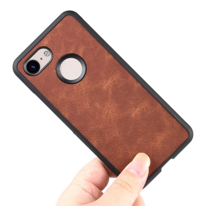 Coque Google Pixel 3 Style Cuir Luxe