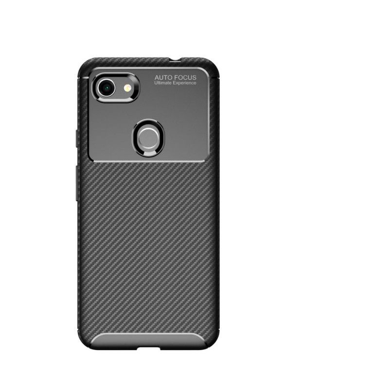 Coque Google Pixel 3a Xl Flexible Texture Fibre Carbone