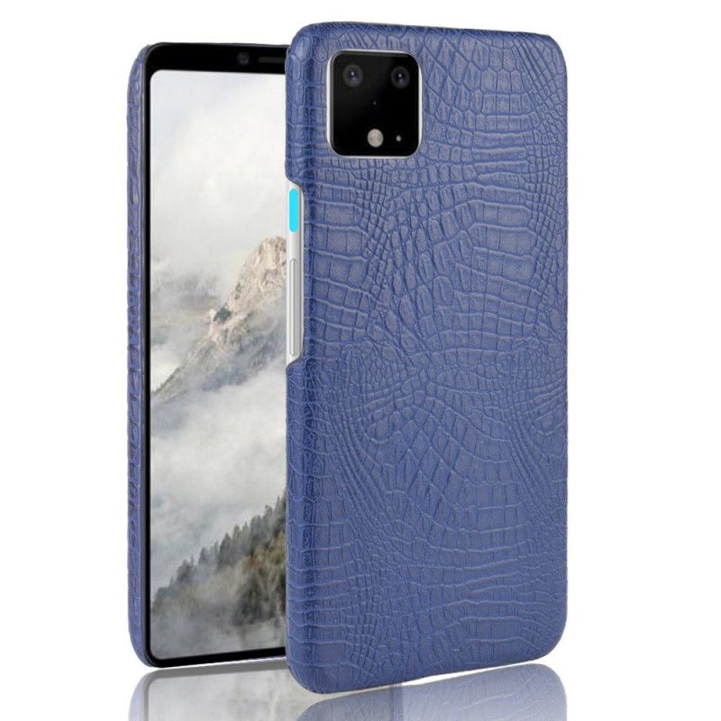 Coque Google Pixel 4 Effet Peau De Crocodile