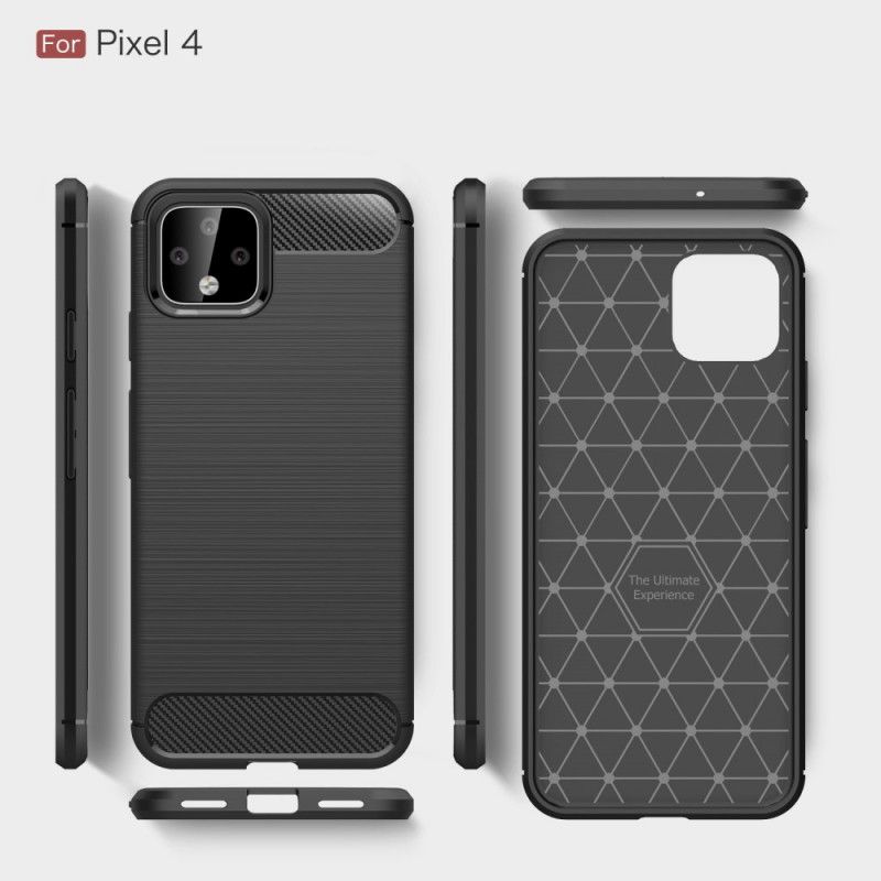 Coque Google Pixel 4 Fibre Carbone Brossée