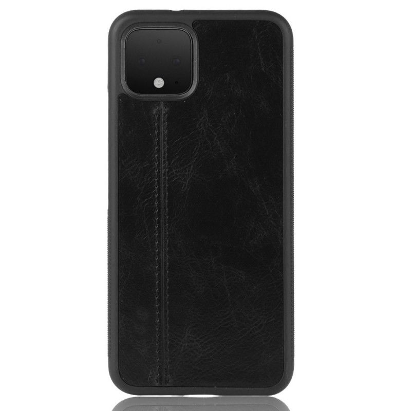 Coque Google Pixel 4 Xl Effet Cuir Couture