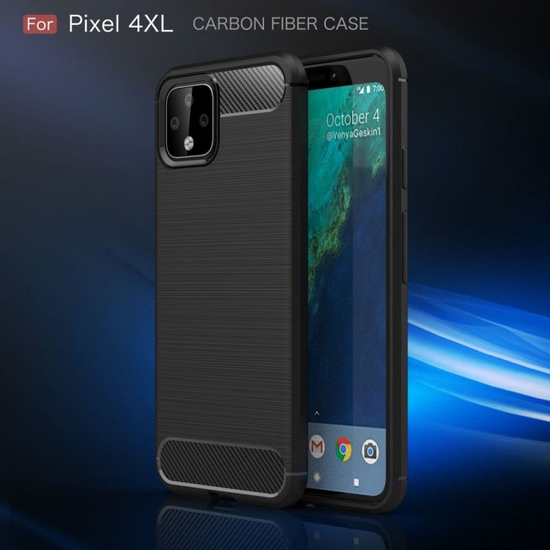 Coque Google Pixel 4 Xl Fibre Carbone Brossée