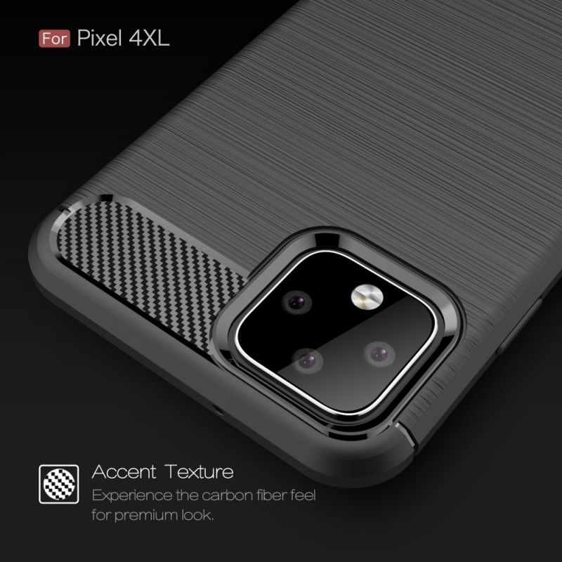 Coque Google Pixel 4 Xl Fibre Carbone Brossée