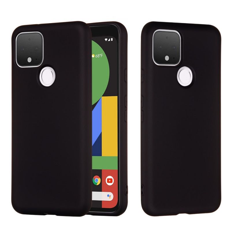 Coque Google Pixel 4a 5g Conception Silicone Liquide Avec Lanière