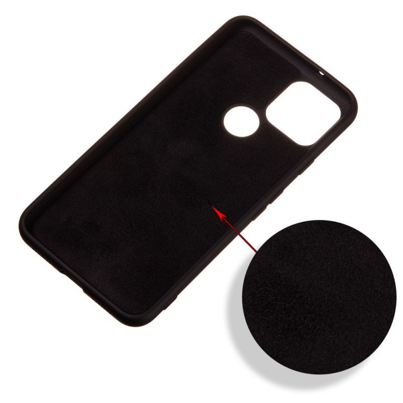 Coque Google Pixel 4a 5g Conception Silicone Liquide Avec Lanière