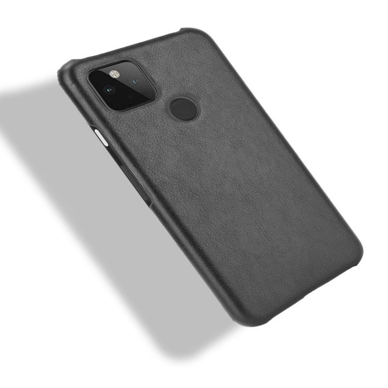 Coque Google Pixel 4a 5g Effet Cuir Litchi Performance