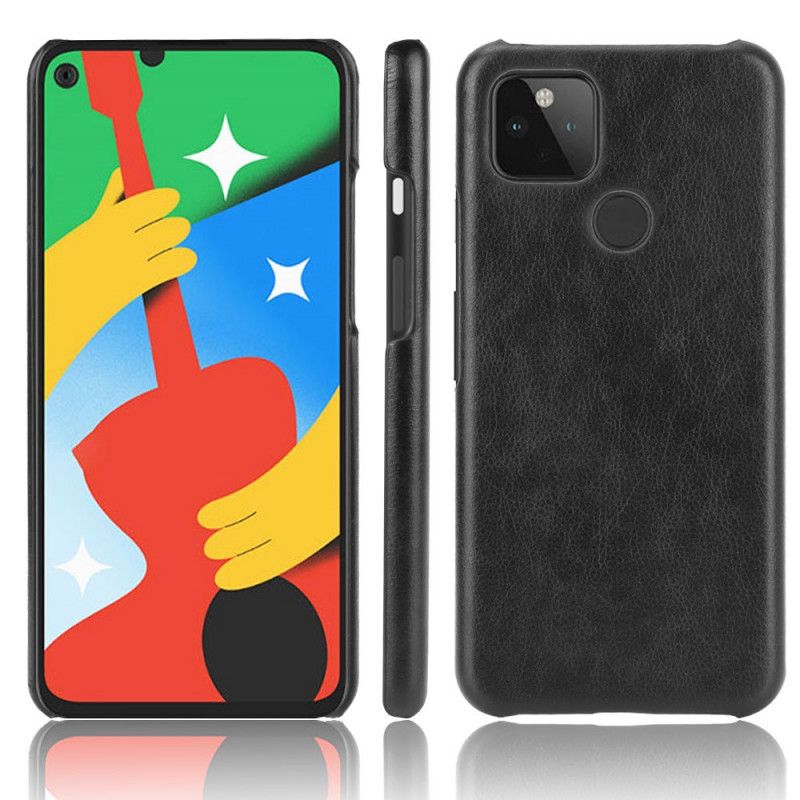 Coque Google Pixel 4a 5g Effet Cuir Litchi Performance